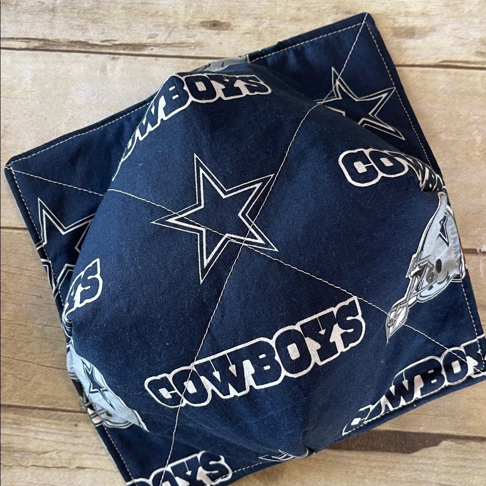Microwave Bowl Cozy Reversible NFL Dallas Cowboys